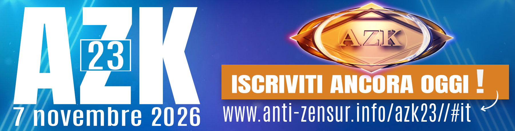 Iscrizione alla 23a AZK